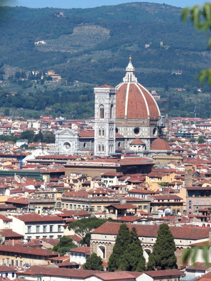 Florenz, Blick über das Zentrum mit Dom
